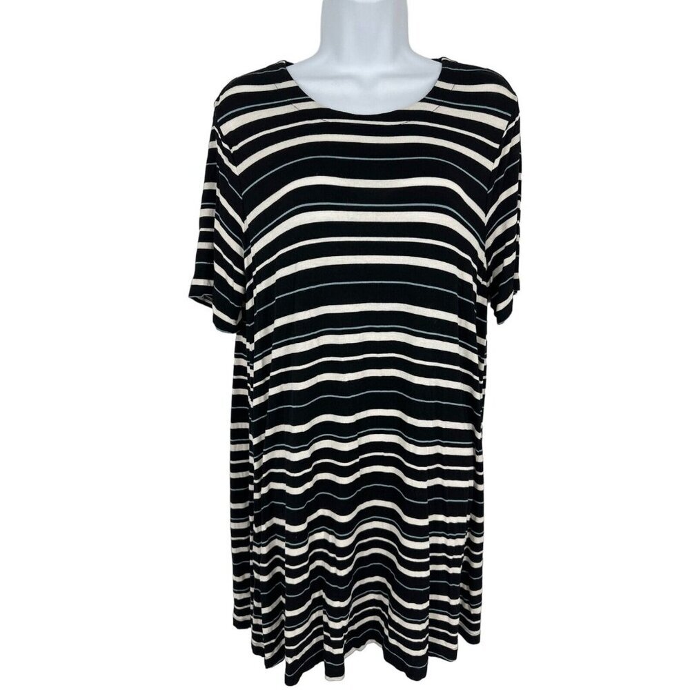 Loft Short Sleeve Crew Neck T-Shirt Dress Size Petite L
